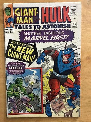 Tales to Astonish #65 (Marvel Comics 1965) Hulk, Giant-Man, Wasp Steve Ditko Art