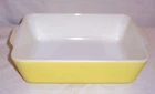 PYREX Yellow # 503 Refrigerator Dish NO LID Vintage