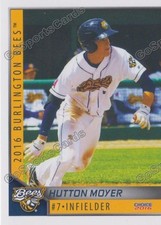 2016 Burlington Bees Hutton Moyer RC Rookie Angels Minor