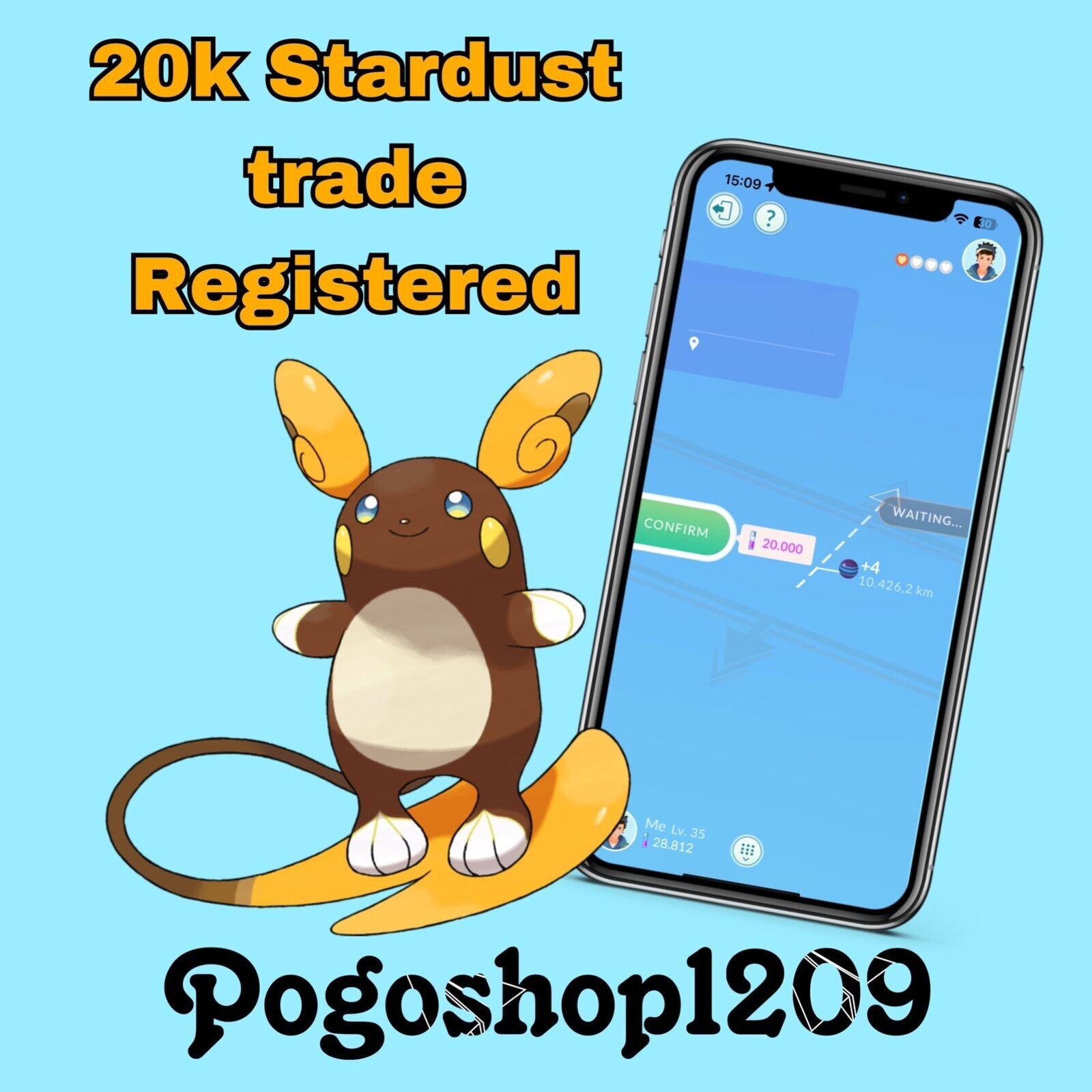 Pokémon Go Shiny Kecleon - trade 1mil stradust - Unregistered - available