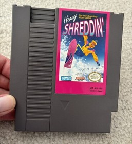 HEAVY SHREDDIN&rsquo; NES (Nintendo 1990) Complete - Box, Game, Manual, Styrofoam CIB