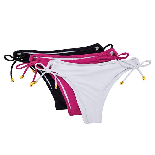 Damen Tanga Bikini Badeshorts Unterteil Bademode freche Slips G-String Unterwäsche - Bild 4 von 24