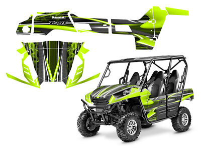 2012-2015 Kawasaki Teryx 4 or 2 Doors Graphics Wrap kit 24 mil