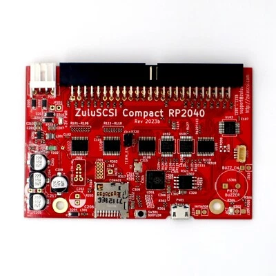 Lector de tarjetas ZuluSCSI RP2040 SC compacto Akai EMU Roland Yamaha Amiga