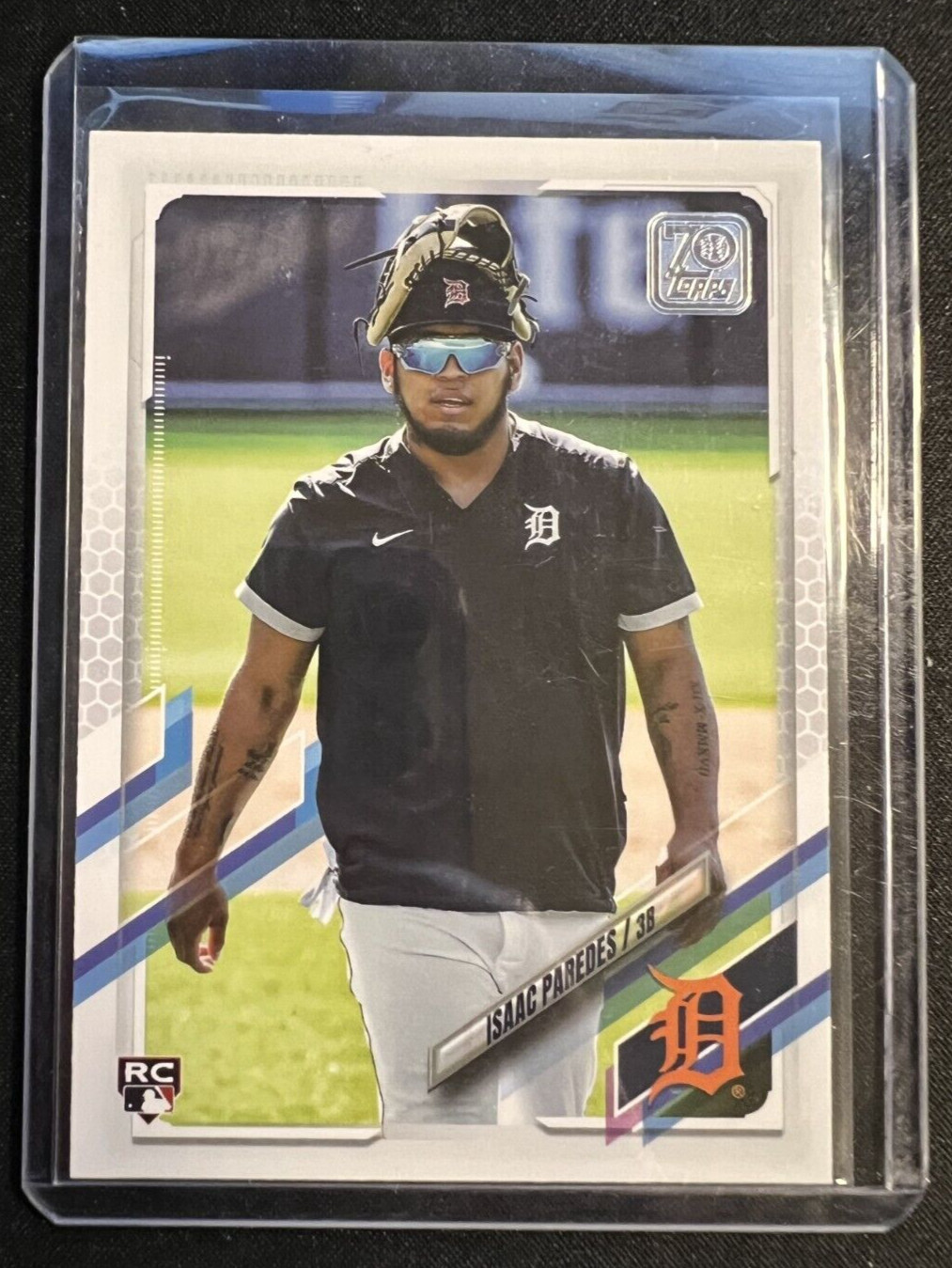 2021 Topps Isaac Paredes SP Photo Image Variation Tigers Rays Rookie #65 RC