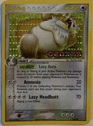 Slaking 15/107 Reverse Holo EX Deoxys