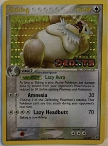 Slaking 15/107 Reverse Holo EX Deoxys