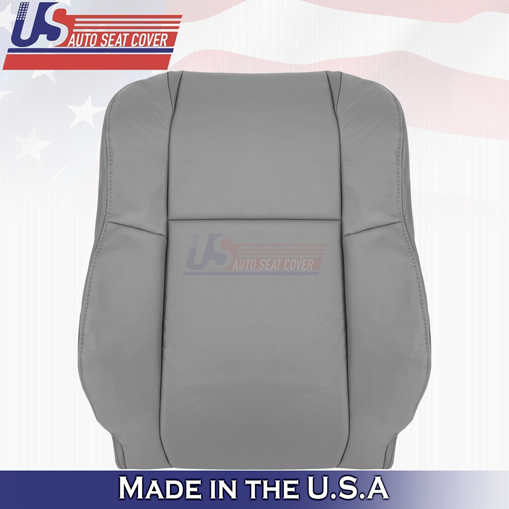 2014 2015 Fits Toyota Tacoma Front Driver Upper Genuine Leather Seat Cover Gray