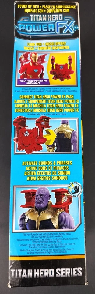 Figura de acción Marvel THANOS Avengers Infinity War Titan Hero Series 2017 12" Foto 3 de 4