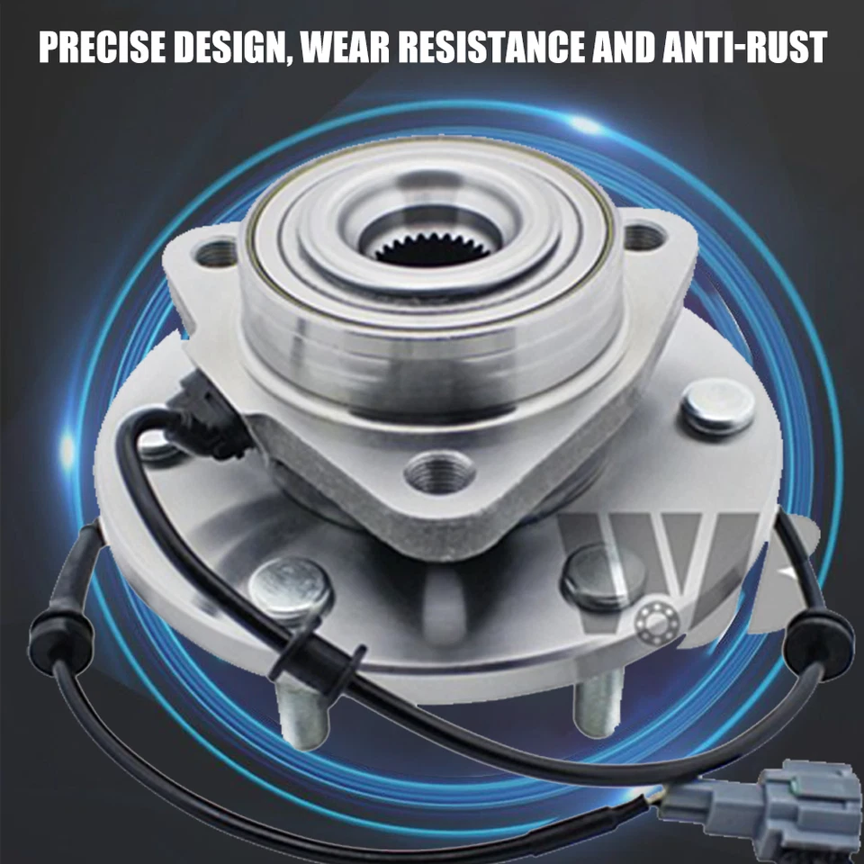 2PCS Front Wheel Bearing Hub for Nissan Armada Titan Pathfinder/Infiniti QX56 Foto 4 de 4