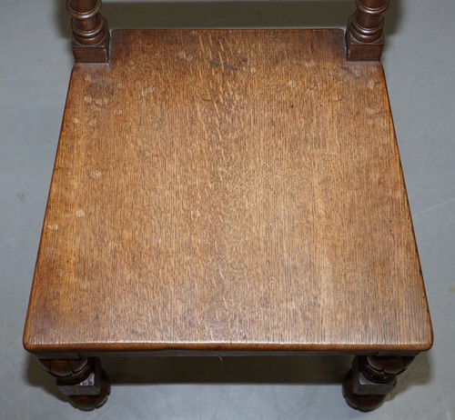 EIGHT HAND CARVED WALNUT GOTHIC REVIVAL DINING CHAIRS CIRCA 1840 STUNNING FRAMES - Picture 8 of 12