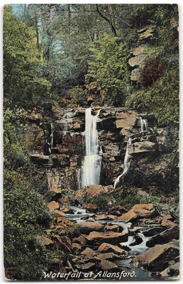 Wasserfall bei Allansford Co Durham - 1905 Postkarte S27