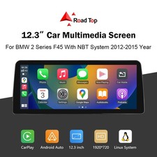 12.3'' CarPlay Touchscreen Android Auto Car Stereo For BMW 2er F45 F46 With NBT