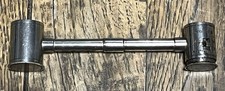 Vintage French Adjustable Double Ended Gun Powder (Poudre)& Shot (Plomb) Measure