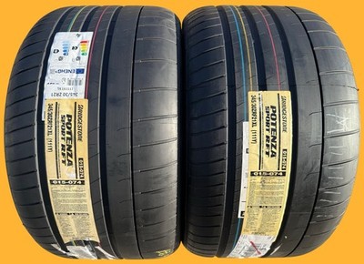 TWO BRAND NEW 345/30ZR21 111Y Bridgestone Potenza Sport RFT L