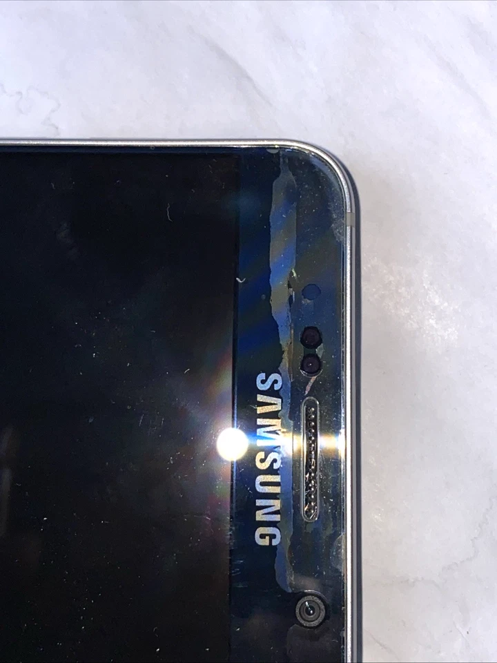 Samsung Galaxy S5 SM-N920W8 32GB Black, SOLD FOR PARTS VISIBLE DAMAGE SEE PICS - Image 3 of 4