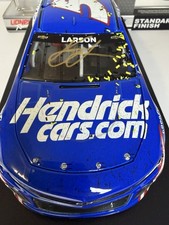 Kyle Larson 2021 Las Vegas Win AUTOGRAPHED 1:24 Scale Diecast