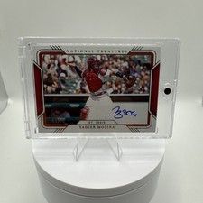 2025 Yadier Molina National Treasures 63/75, On Card Autograph