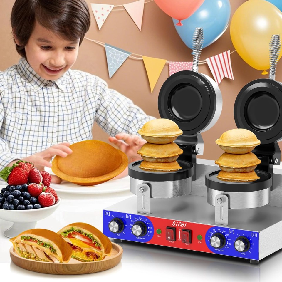 Ufo Burger Maker Machine - Commercial Ice Cream Burger Machine w ...
