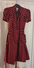 Diane Von Furstenberg Vintage silk Wrap Dress Polkadot
