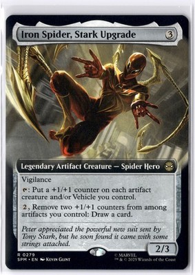 Iron Spider, Stark Upgrade (Extended Art) 279 MTG Marvel's Spider
