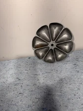 Vtg Antique Cast Iron Nail Cup Rotating Caddy Holder Hardware 8 Bin cobbler Tray