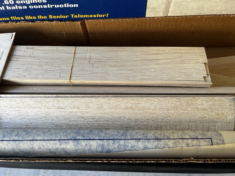 Hobby Lobby Sr. Telemetry Vintage RC Airplane Kit, NOS WS 95”Engine ...