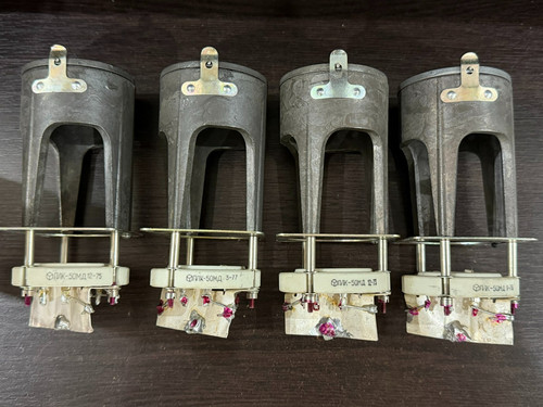 4x Socket PLK-50MD for tube GU-50 / LS-50 / FU-50 POWER PENTODE (SLIGHTLY USED)
