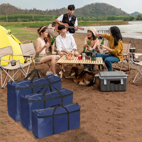 35x9.8x19" Camp Chair Replacement Bag Extra Large Waterproof Storage Bag Black - Picture 8 of 8