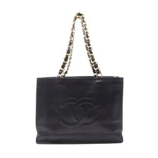 Chanel Lambskin Tote Bag Black