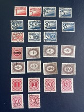 Austria 1916-1949 Lot of 13 Postage Due stamps(5 Used,8 Mints), See Photos