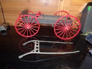 Vintage MARX Johnny West Buckboard Wagon Parts
