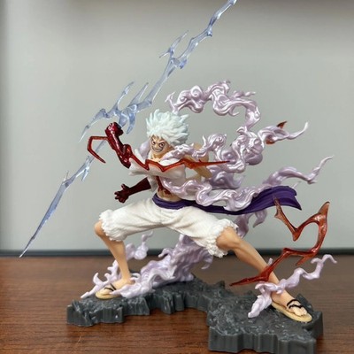One Piece Nika Ruffy Figur Bandai 12cm Thunderbolt PVC Statue Anime Sammler Deko