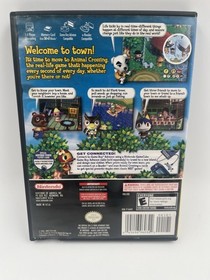 Animal Crossing - Nintendo GameCube GC - In Box - NO MANUAL Water Damaged Art