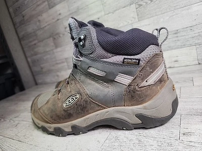 Keen Steens Mid Womens Size 9.5 W Waterproof Camping Hiking Boots Leather - Image 1 of 4