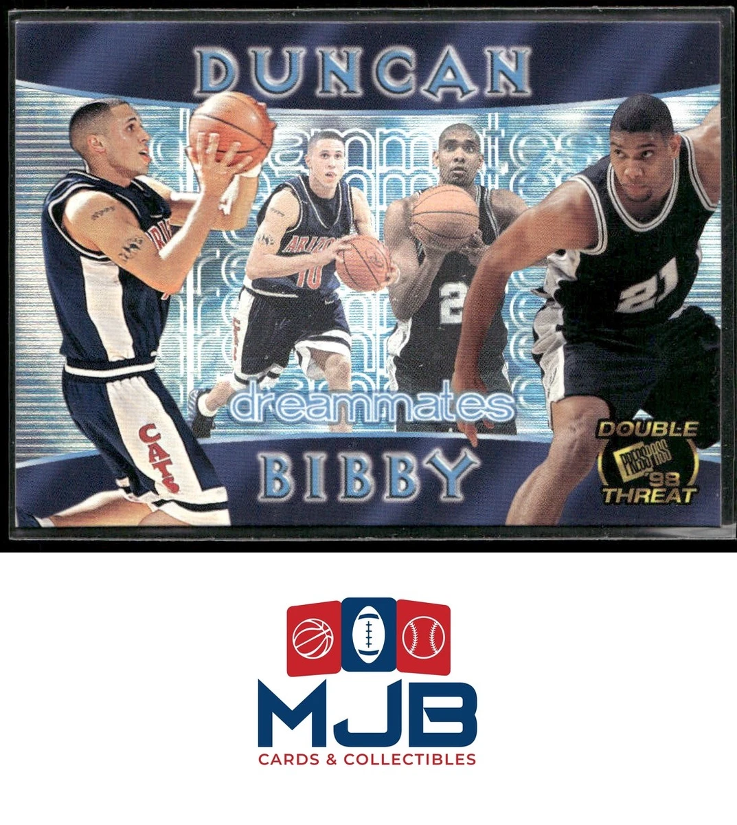 Tim Duncan Basketball Press Pass Rookie Sports Trading Cards for