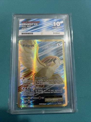 ACE 10 Pidgeot EX Full Art XY Evolutions 104/108 Pokémon - Pristine 10