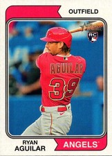 2023 Topps Heritage Ryan Aguilar Rookie Los Angeles Angels #309