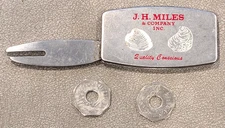 Vintage Zippo Greens Keeper w/ 2 Markers JH Miles & Company Quality Conscious