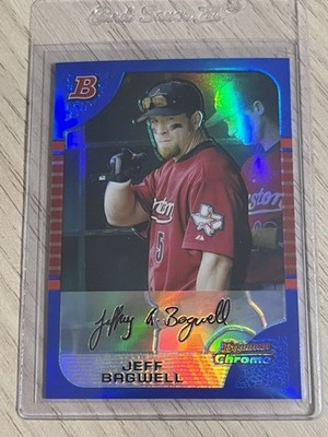 2005 Bowman Chrome Blue Refractor Jeff Bagwell Astros HOF /150 *3945