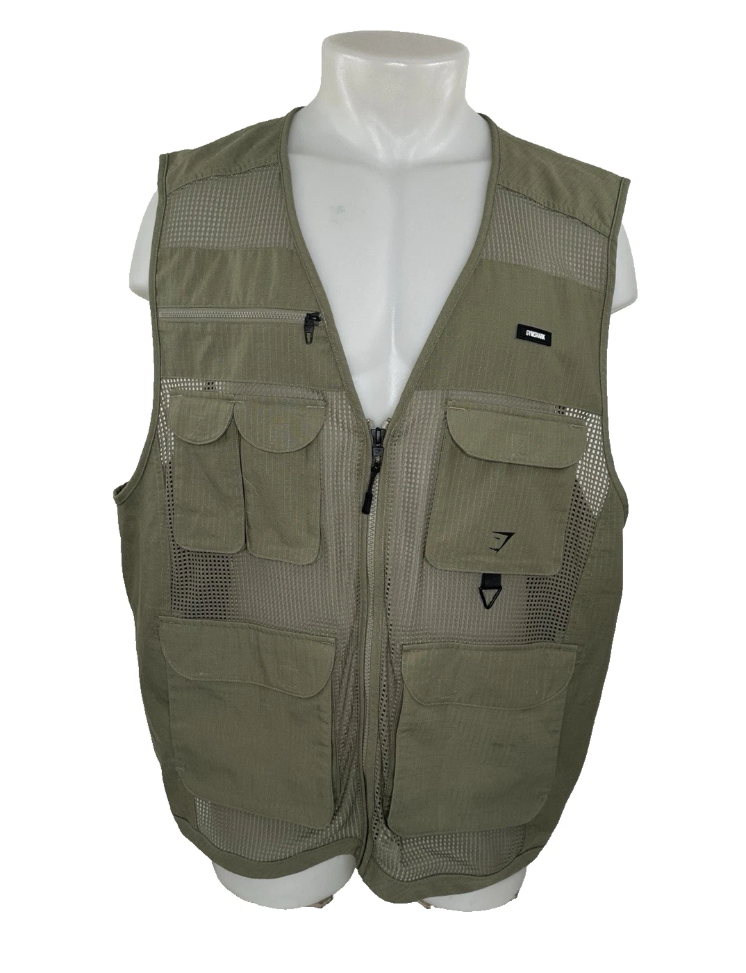 GYMSHARK- HUNTING FISHING VEST MENS XL.