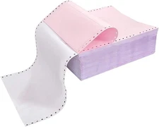 9-1/2 x 11 Inches NCR Continuous Feed Computer Paper 2-Ply 1000 Count