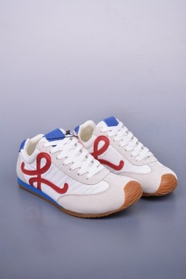 Loewe Ballet Runner 2.0 White & Blue Men s Shoes