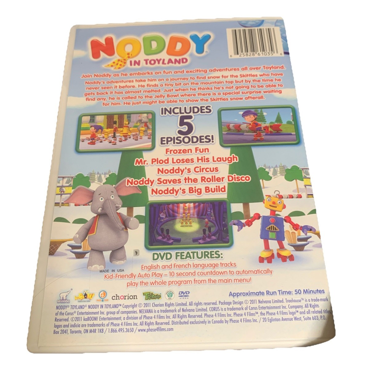 Noddy in Toyland: Frozen Fun (DVD, 2011, Canadian) for sale online