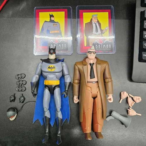 MCFARLANE TOYS DC DIRECT BATMAN THE ANIMATED SERIES BATMAN JAMES GORDON LOOSE