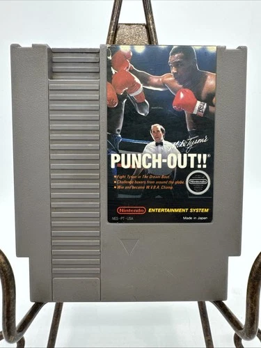 Mike Tyson's Punch-Out Game Nintendo Entertainment System, 1987 Tested Working