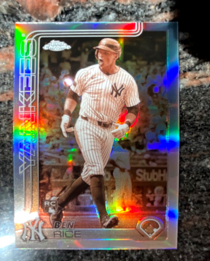 2025 Topps Chrome - Ben Rice #139 Sepia Refractor (RC)