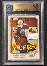 1981-82 O-Pee-Chee BGS GEM MINT 9.5 Andy Moog #120 NHL Edmonton Oilers