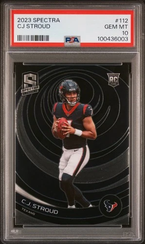 CJ Stroud 2023 Panini Spectra #112 PSA 10 Houston Texans