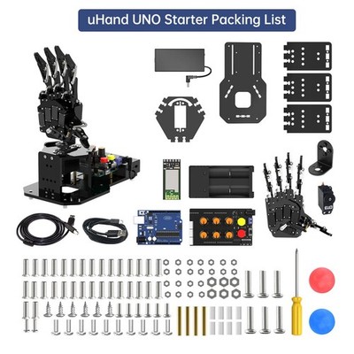 Hiwonder uHand UNO Bionic Hand Robotic Hand Left/Right Hand For iOS/Android